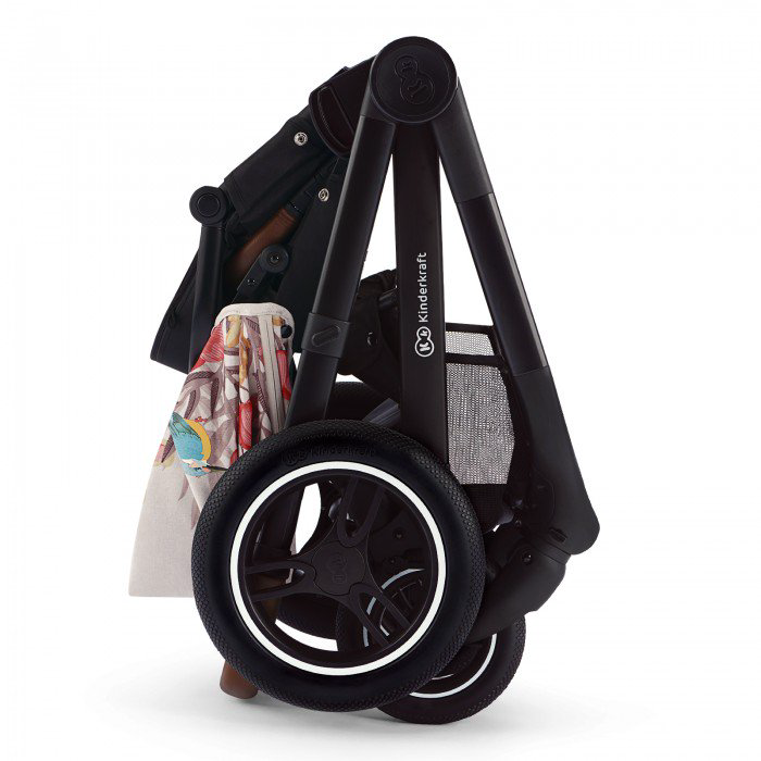 Коляска 2в1 Kinderkraft Everyday Bird Black/White купить,NaN