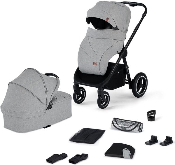 Коляска 2в1 Kinderkraft Everyday Light grey купить,NaN
