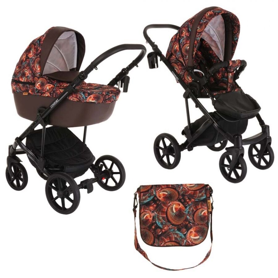 Коляска 2в1 Pituso Confort 19 Brown купить,NaN