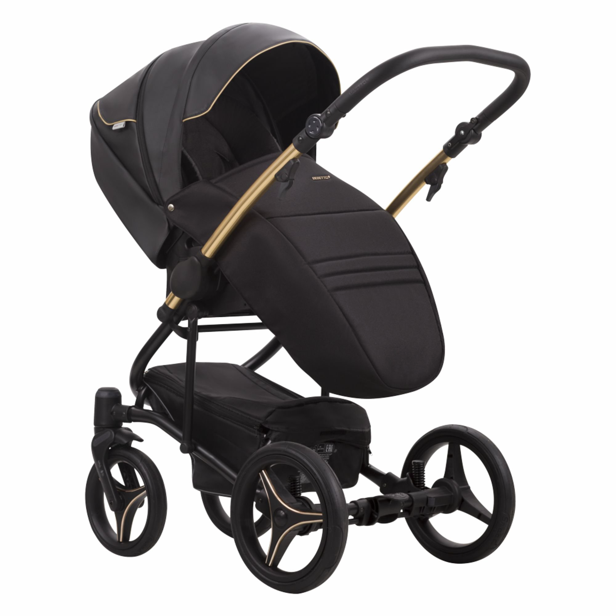 Коляска 2в1 Bebetto Torino Si 01 Black  купить,NaN