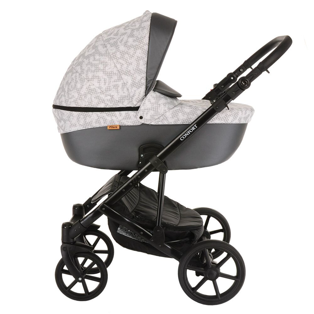 Коляска 2в1 Pituso Confort 18 Grey купить,NaN