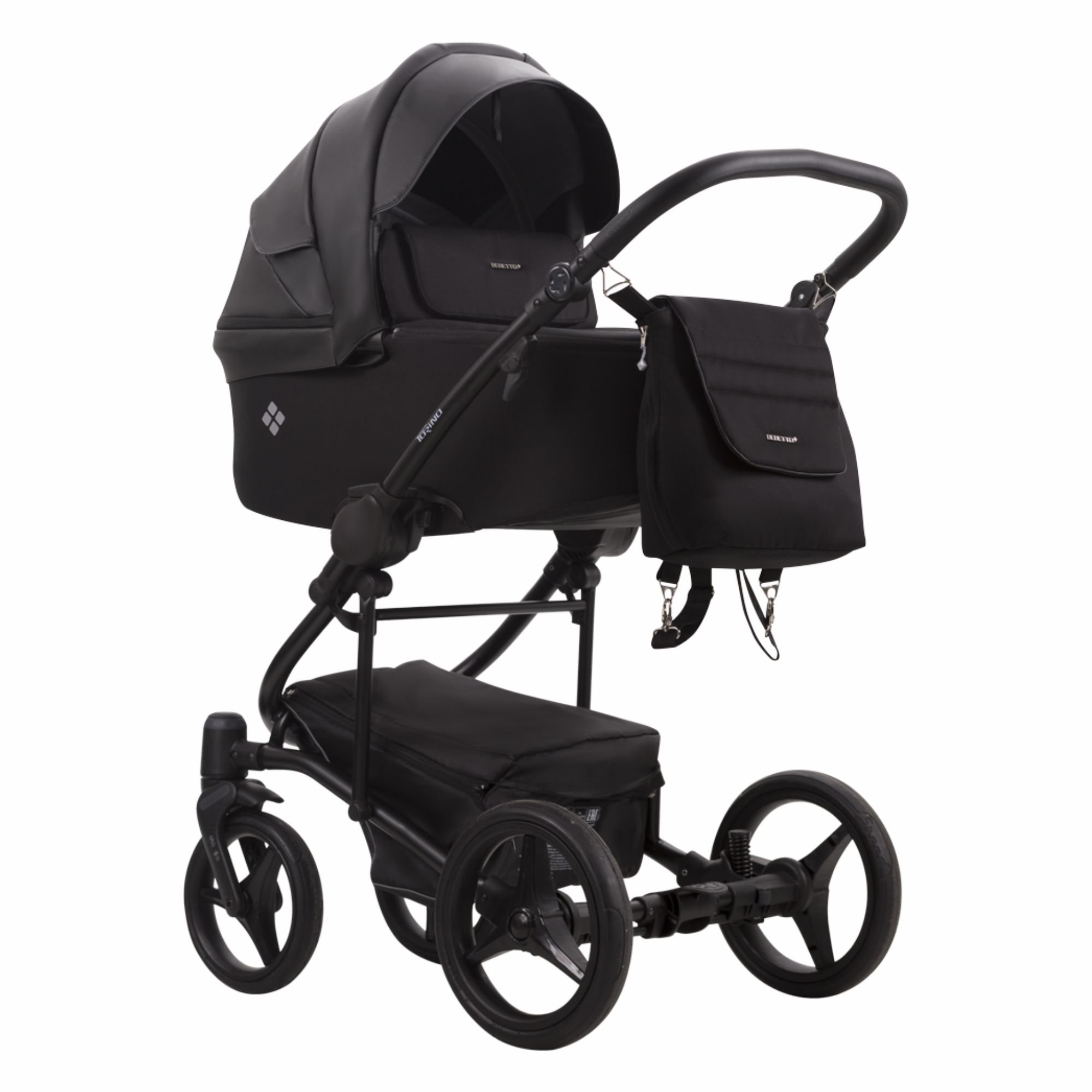 Коляска 2в1 Bebetto Torino 08 Black купить,NaN