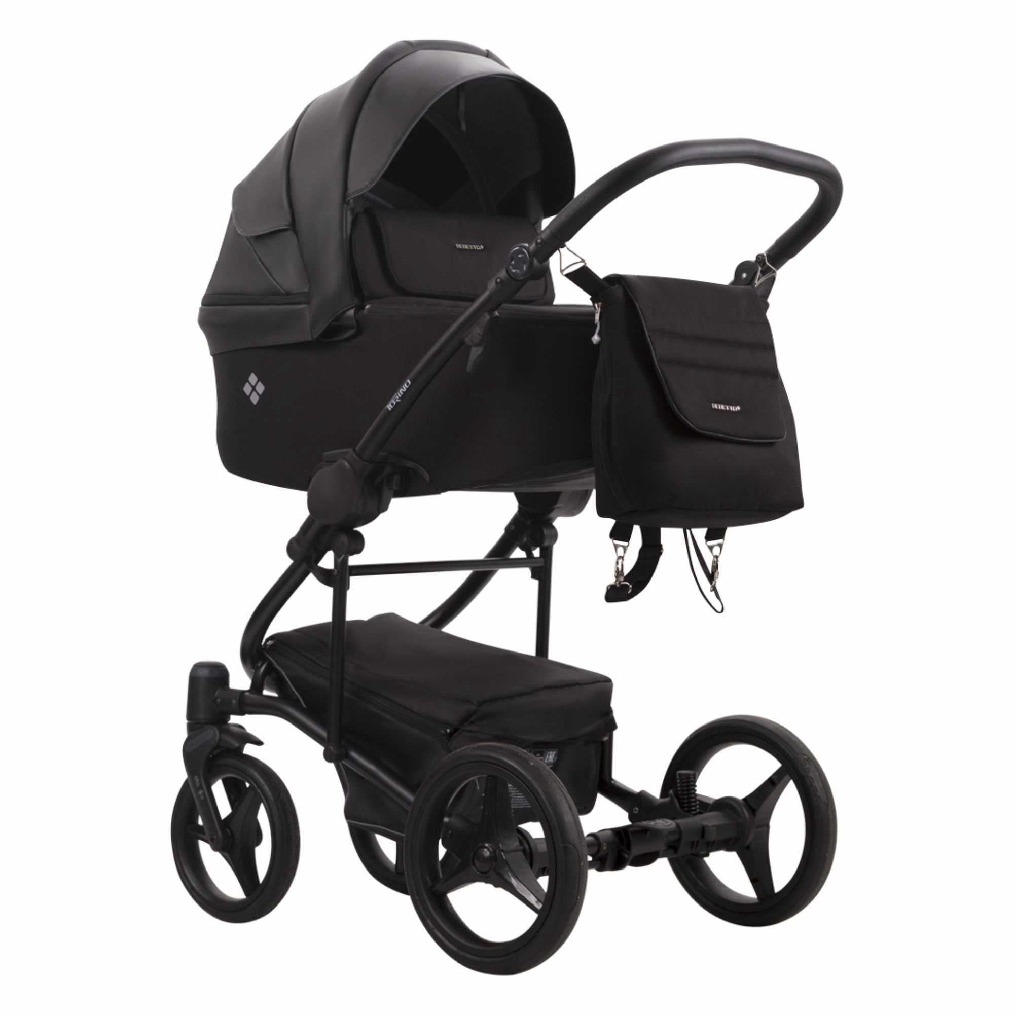Коляска 2в1 Bebetto Torino 08 Black купить,NaN