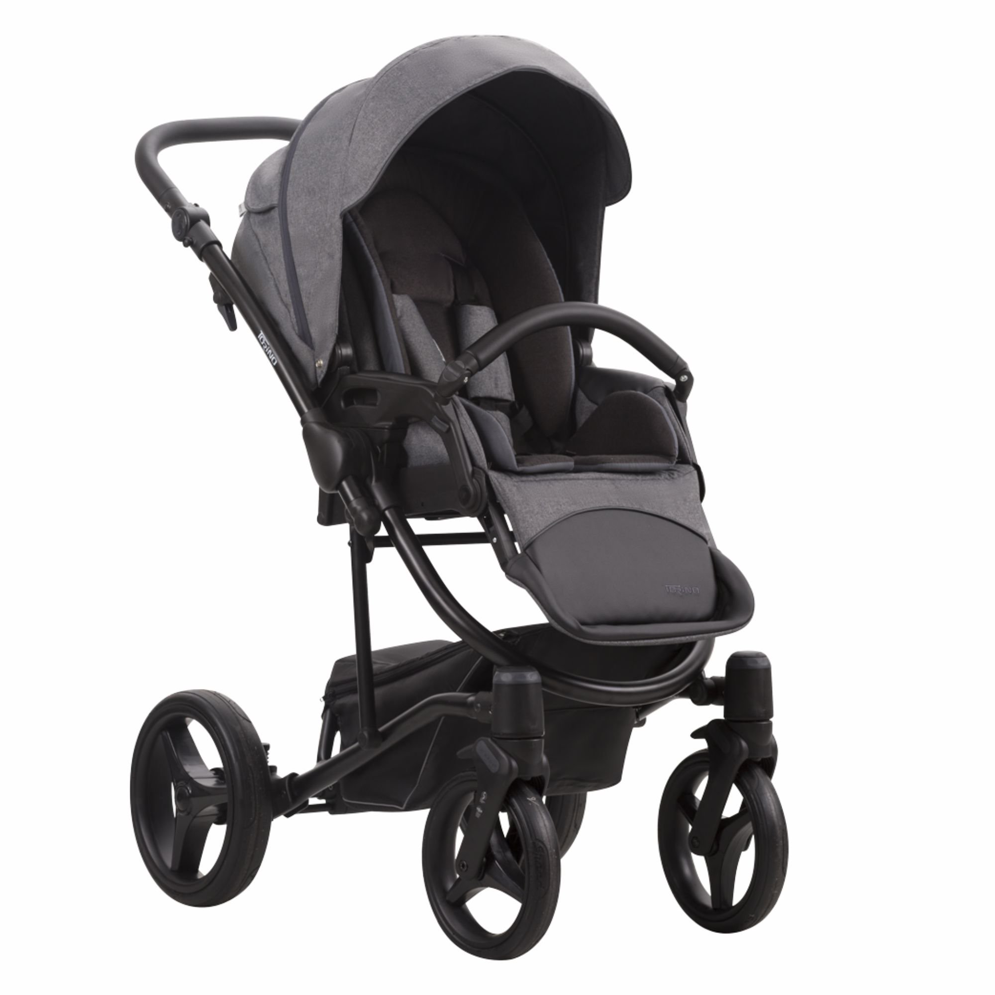 Коляска 2в1 Bebetto Torino Tex 03 Dark grey купить,NaN