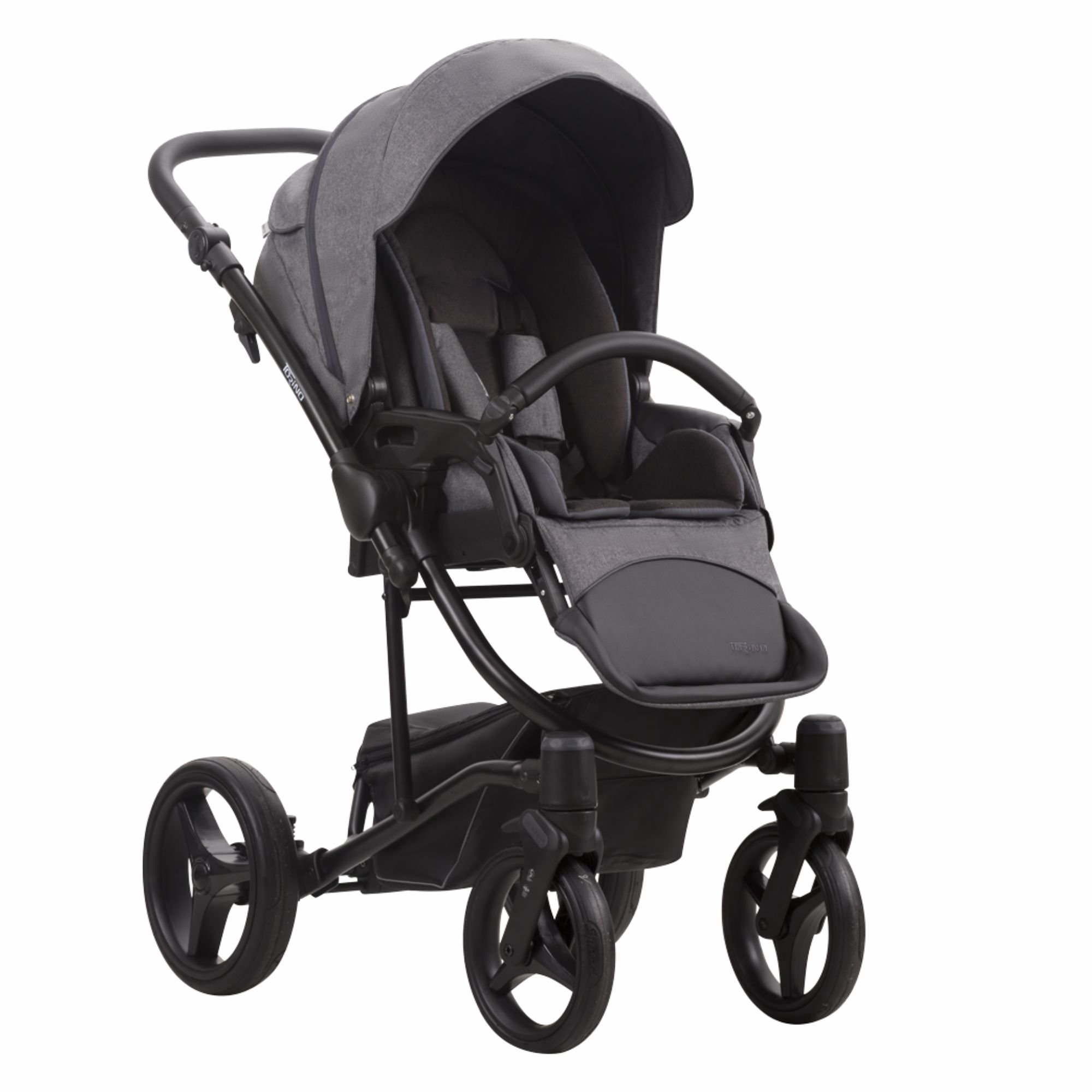 Коляска 2в1 Bebetto Torino Tex 03 Dark grey купить,NaN