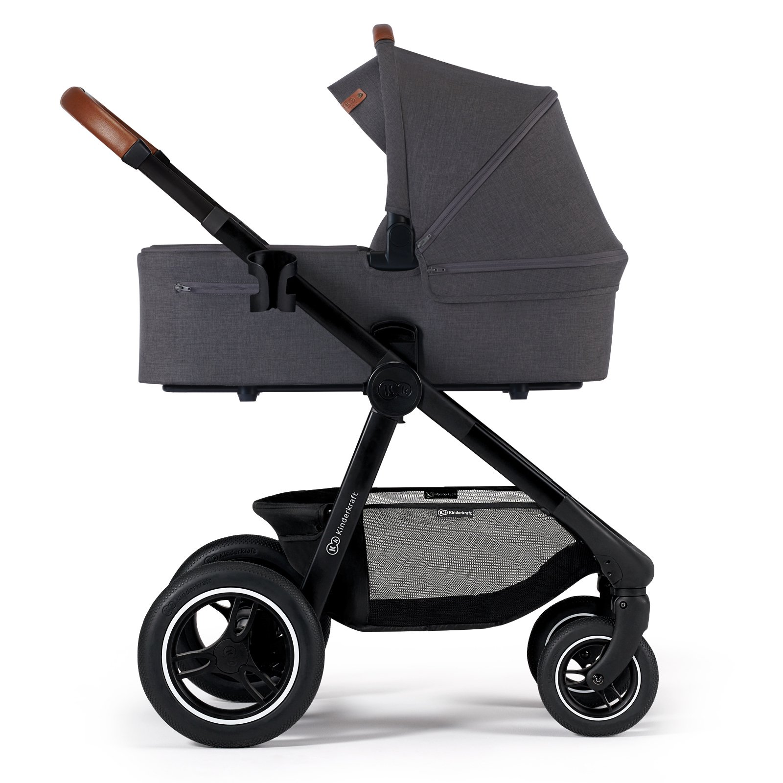 Коляска 2в1 Kinderkraft Everyday Dark grey купить,NaN