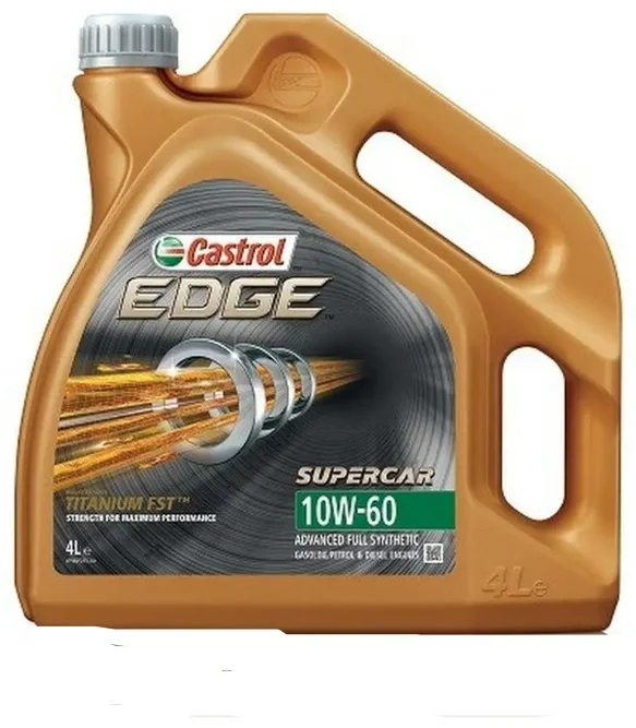 Моторное масло Castrol Edge Supercar 15A002 10W-60 4L синтетика