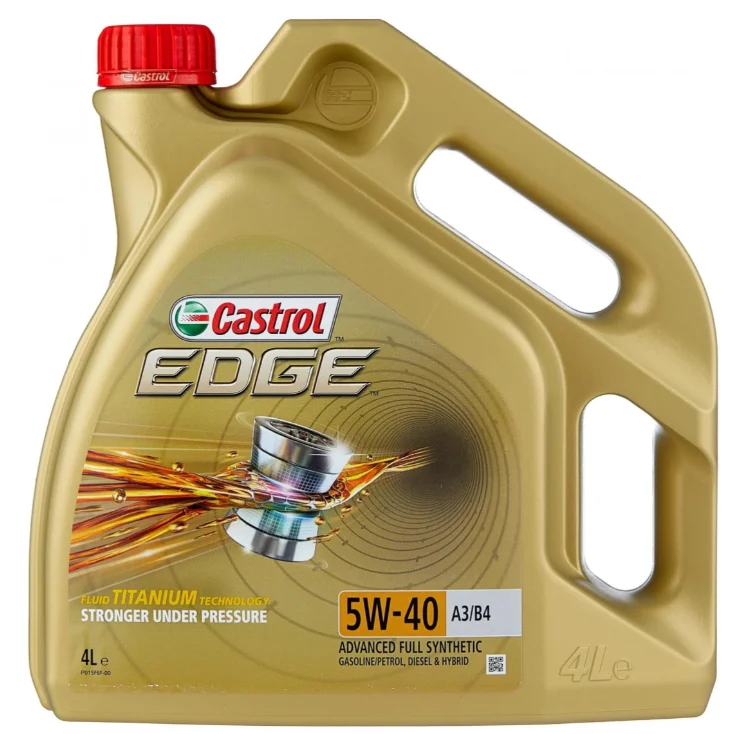 Моторное масло Castrol Edge 15A6F4 5W-40 A3/B4 4L синтетика