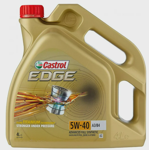 Моторное масло Castrol Edge 15A6F4 5W-40 A3/B4 4L синтетика