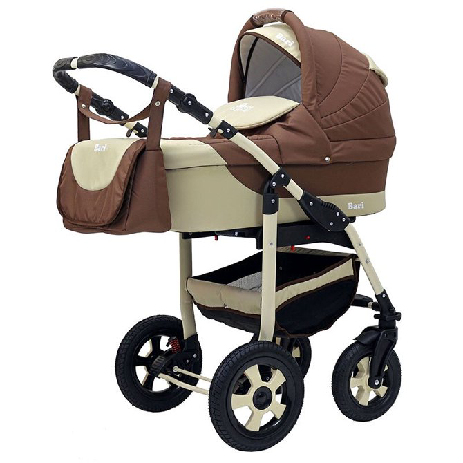Коляска 2в1 Bart Plast Bari 04 Brown/Beige купить,NaN