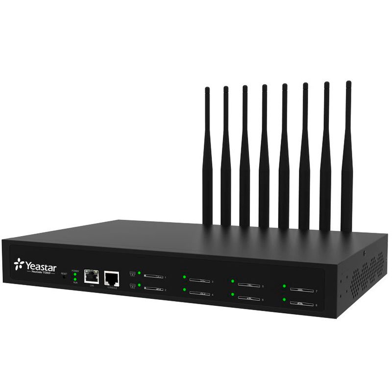 VoIP-GSM-шлюз Yeastar TG800 черный