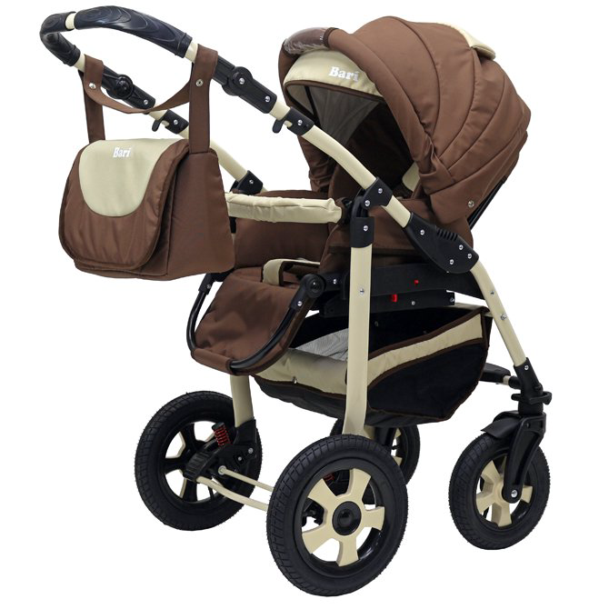 Коляска 2в1 Bart Plast Bari 04 Brown/Beige купить,NaN