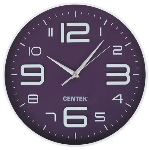 Настенные часы Centek СТ-7101 фиолетовые