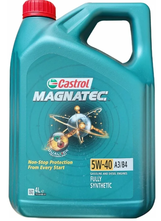 Моторное масло Castrol Magnatec 15C9D7 5W-40 A3/B4 4L синтетическое