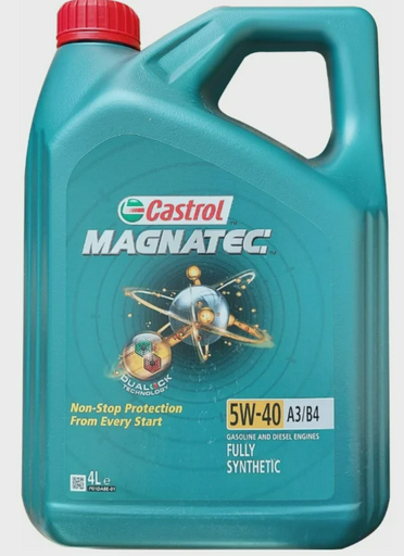 Моторное масло Castrol Magnatec 15C9D7 5W-40 A3/B4 4L синтетическое