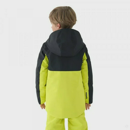 Куртка горнолыжная 4F Boy Skiing черно-зеленая 146