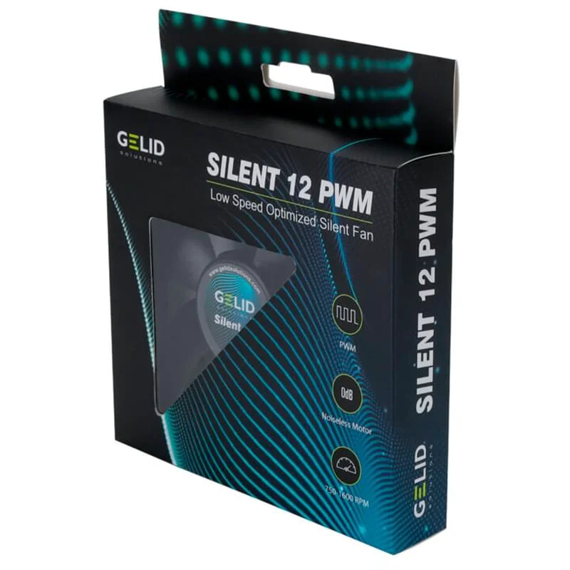 Кулер Gelid Silent 12 PWM FN-PX12-16 Black купить,0
