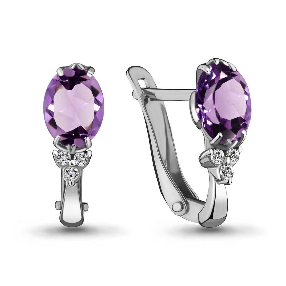 Серьги Aquamarine 4414004А 2,5гр. купить,NaN
