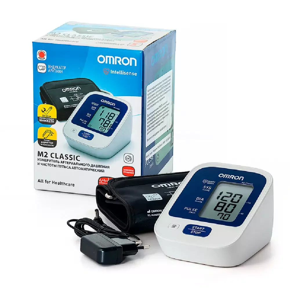 Тонометр Omron M2 Classic HEM-7122-ALRU