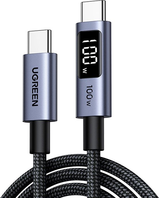 Кабель Ugreen USB TypeC (M), 1 м, L529 (65862) серый купить,3420