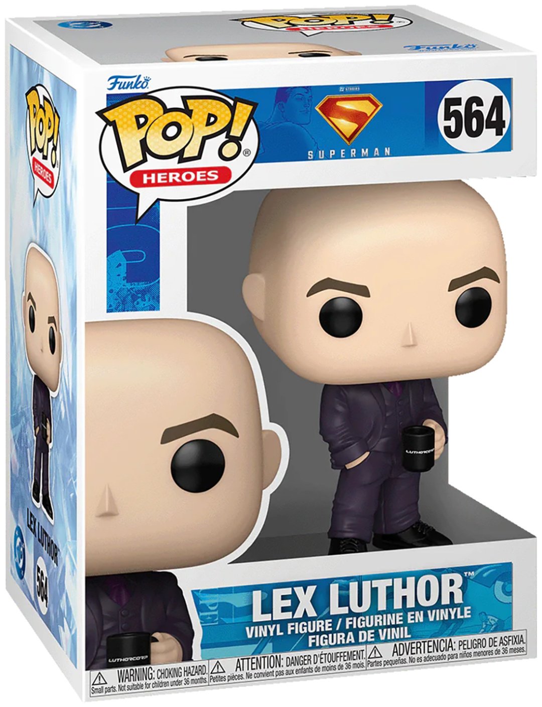 Funko POP! Heroes DC Superman 2025 Lex Luthor (564) 85644 10 см 1 шт купить,NaN