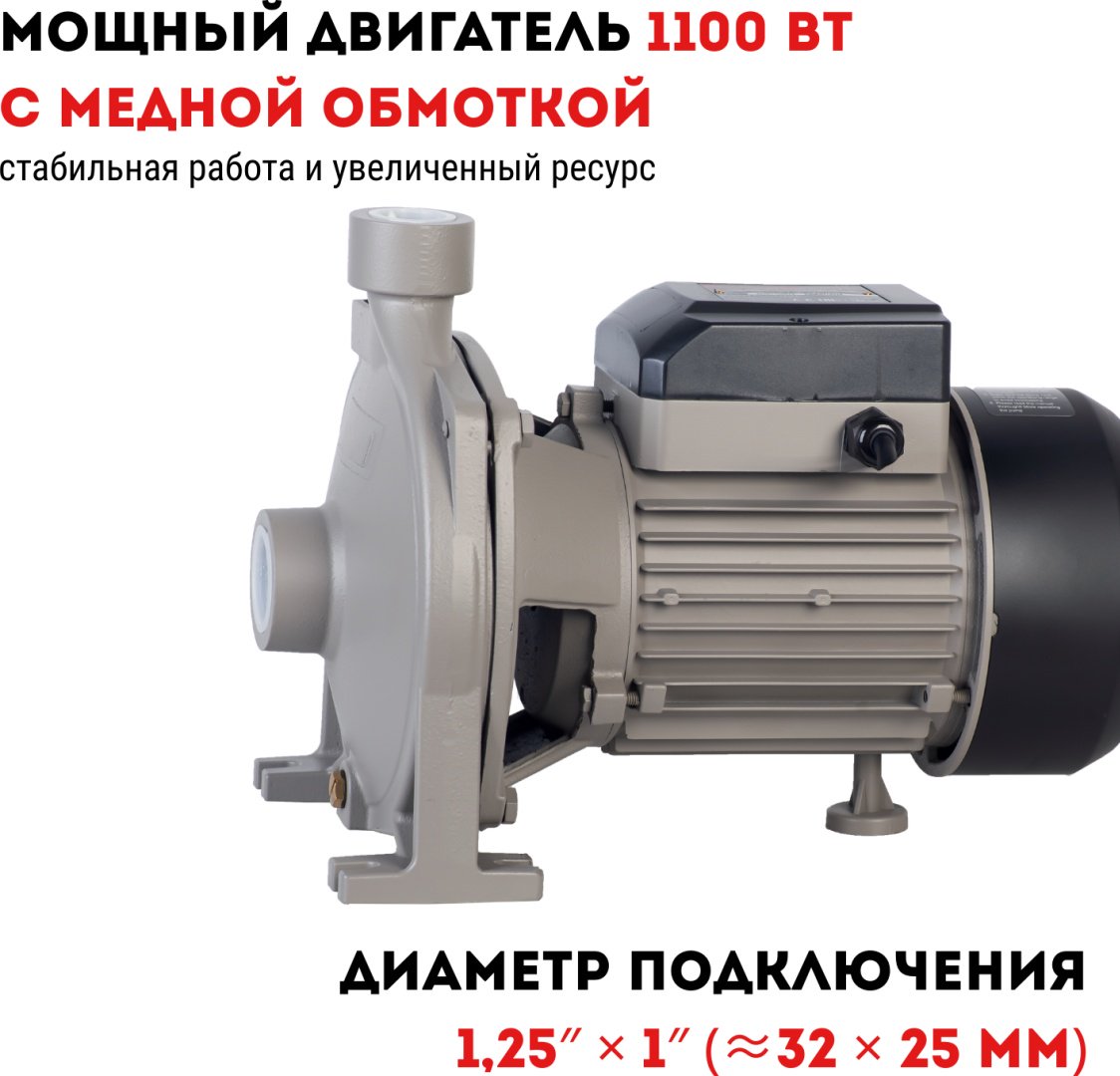 Насос поверхностный напорный CROWN CT35236