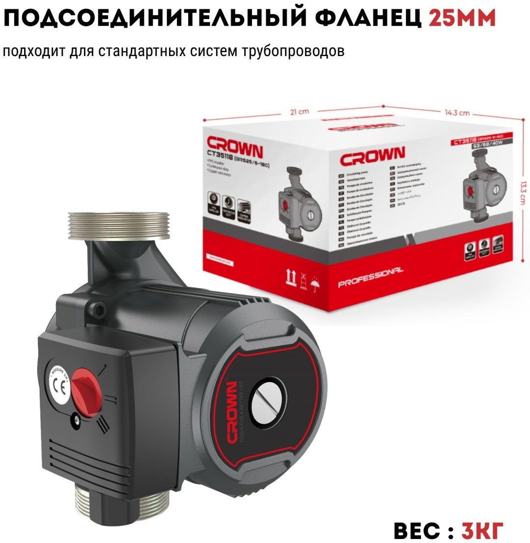 Насос ручной CROWN CT35118