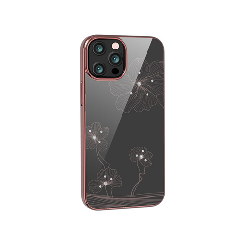 Чехол Devia Flora для IPhone 13 Pro Max розовое золото