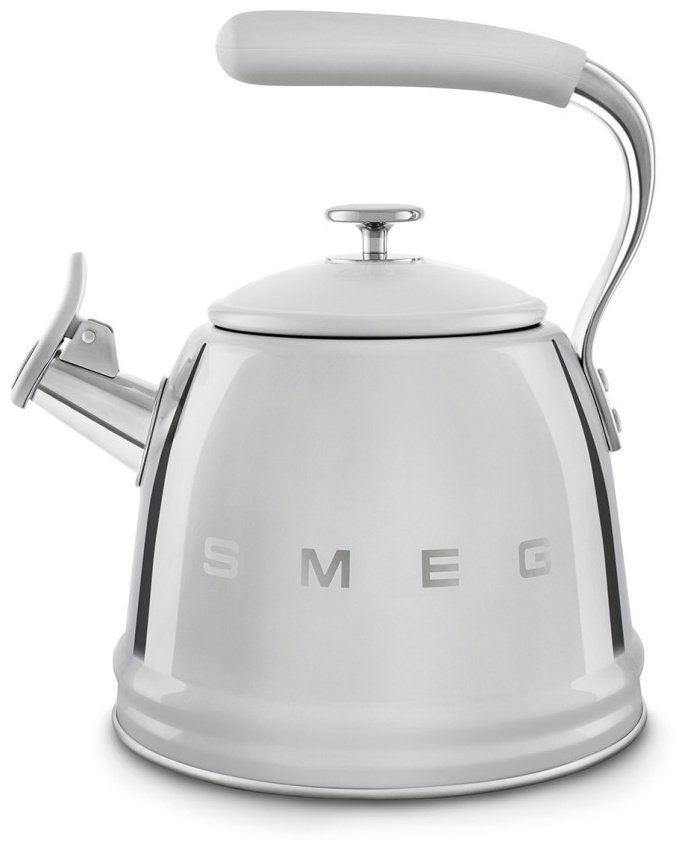 Smeg чайник WKF01SS 2.3 л, алюминий, нержавеющая сталь