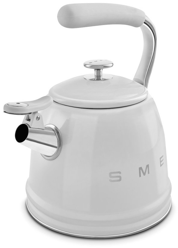 Smeg чайник WKF01SS 2.3 л, алюминий, нержавеющая сталь