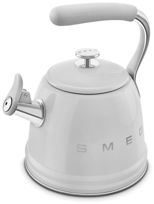 Smeg чайник WKF01SS 2.3 л, алюминий, нержавеющая сталь