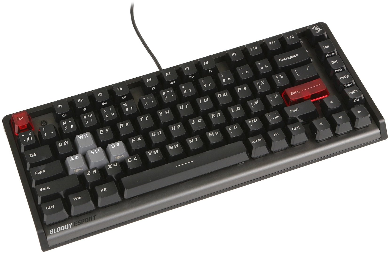Клавиатура A4Tech Bloody LK70 (B828N) черный купить,NaN