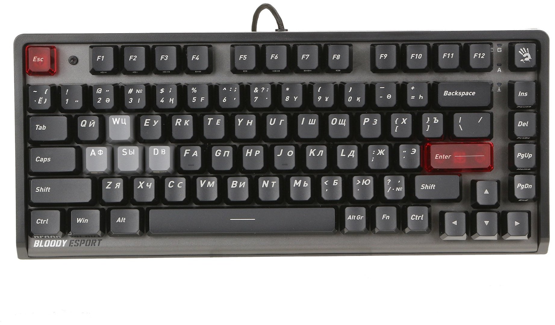 Клавиатура A4Tech Bloody LK70 (B828N) черный купить,NaN