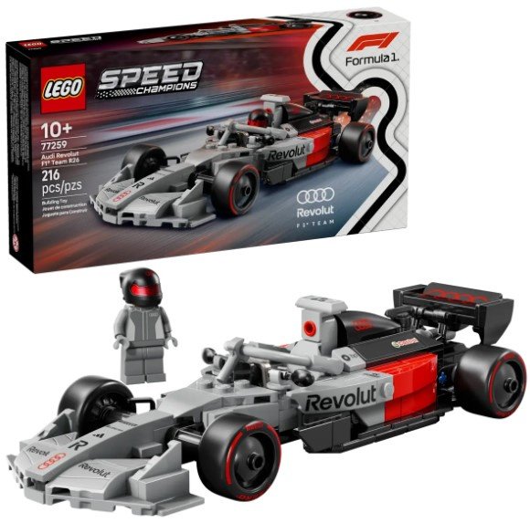 Конструктор LEGO Гоночный автомобиль Audi Revolut F1 Team R26 77259, деталей 216 шт купить,25667