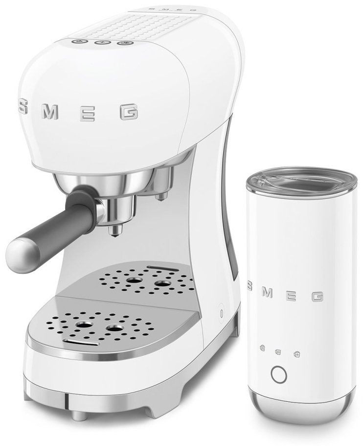 Кофемашина Smeg ECF12WHEU белый купить,NaN