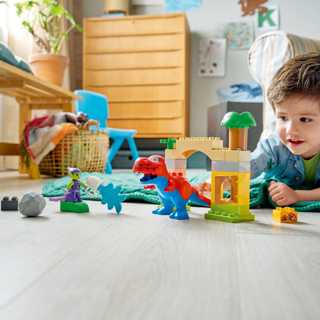 Конструктор LEGO Динозавр Спайди-Рекс против Зелёного Гоблина 10463, деталей 25 шт купить,14913