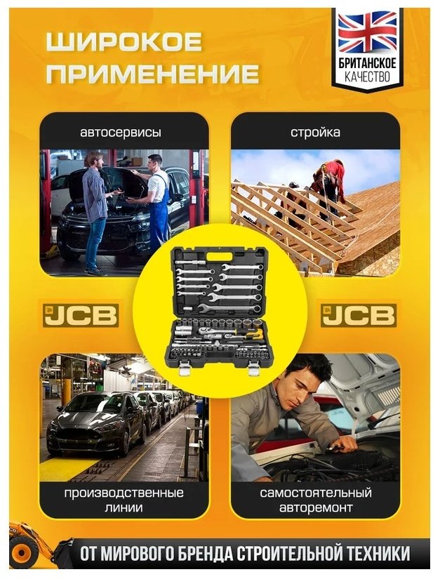 Набор универсальный 82 в 1 JCB 4821-5 купить,NaN