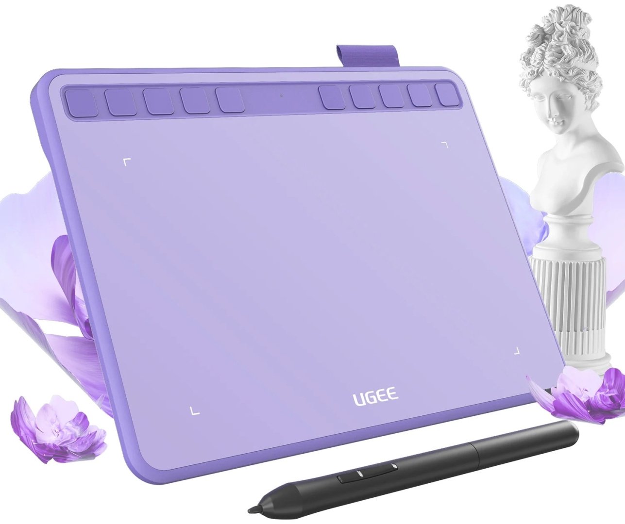 Графический планшет Ugee S640 фиолетовый