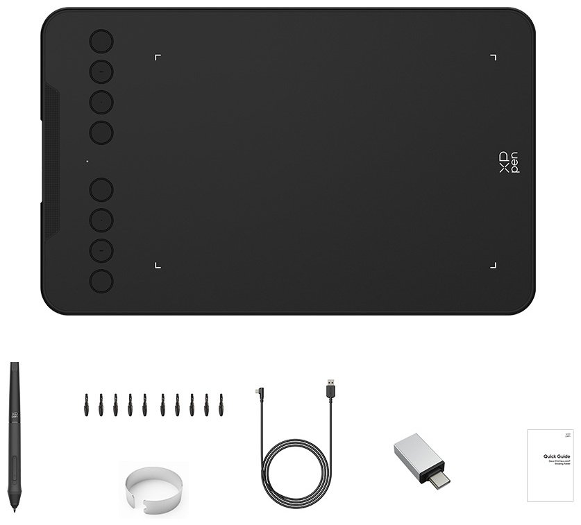 Графический планшет XP-PEN Deco mini7 V2 черный