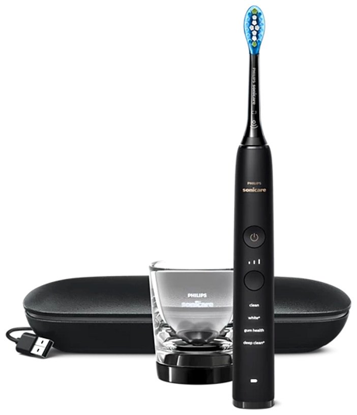 Philips звуковая щетка HX9911/09 щетина средняя черный купить,NaN