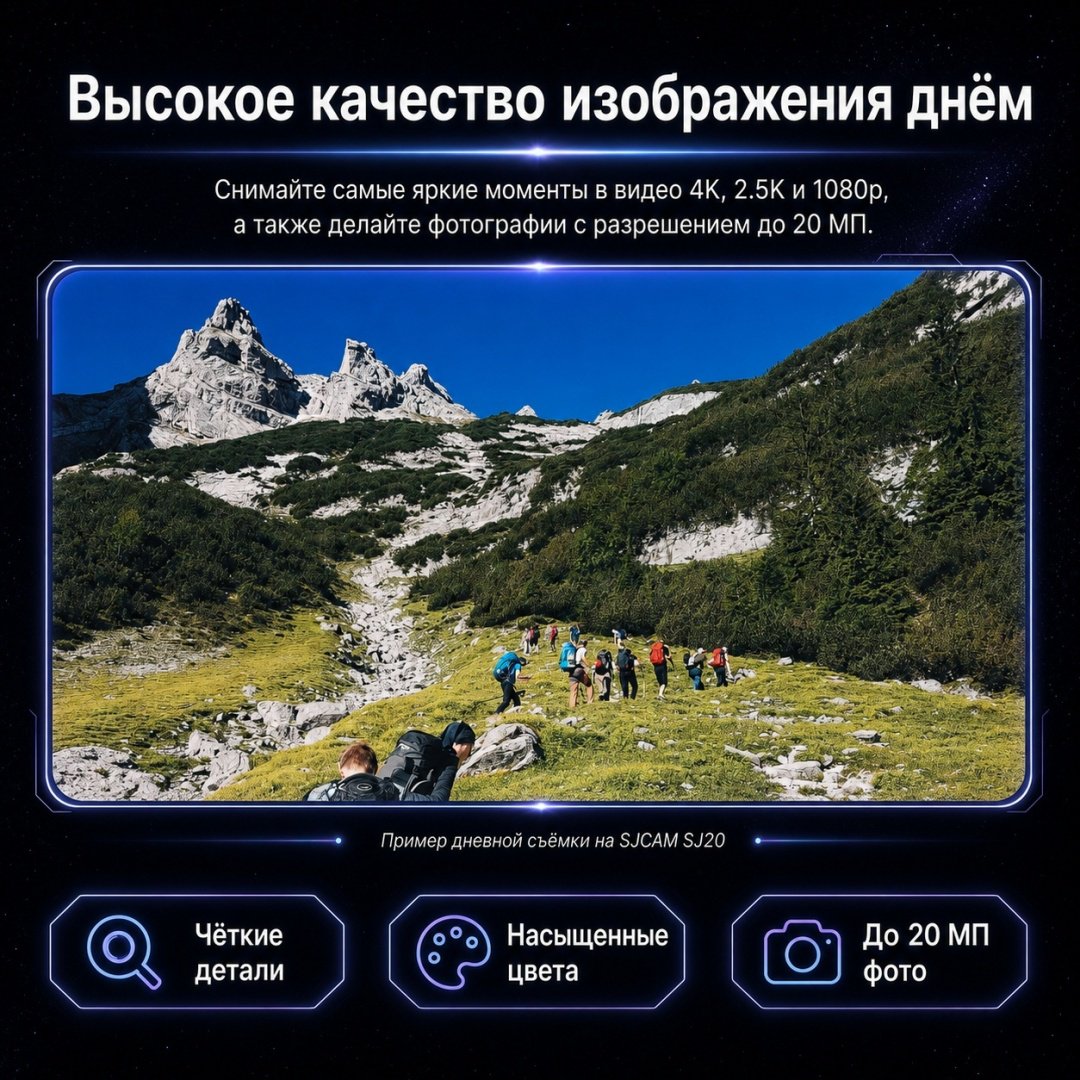 Экшн-камера SJCAM SJ20 Dual Lens