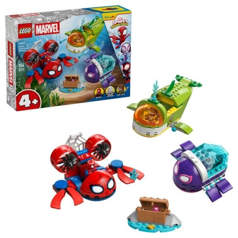 Конструктор LEGO 11207 Lego 11207 Spidey Человек-Паук: подводные аппараты, деталей 154 шт