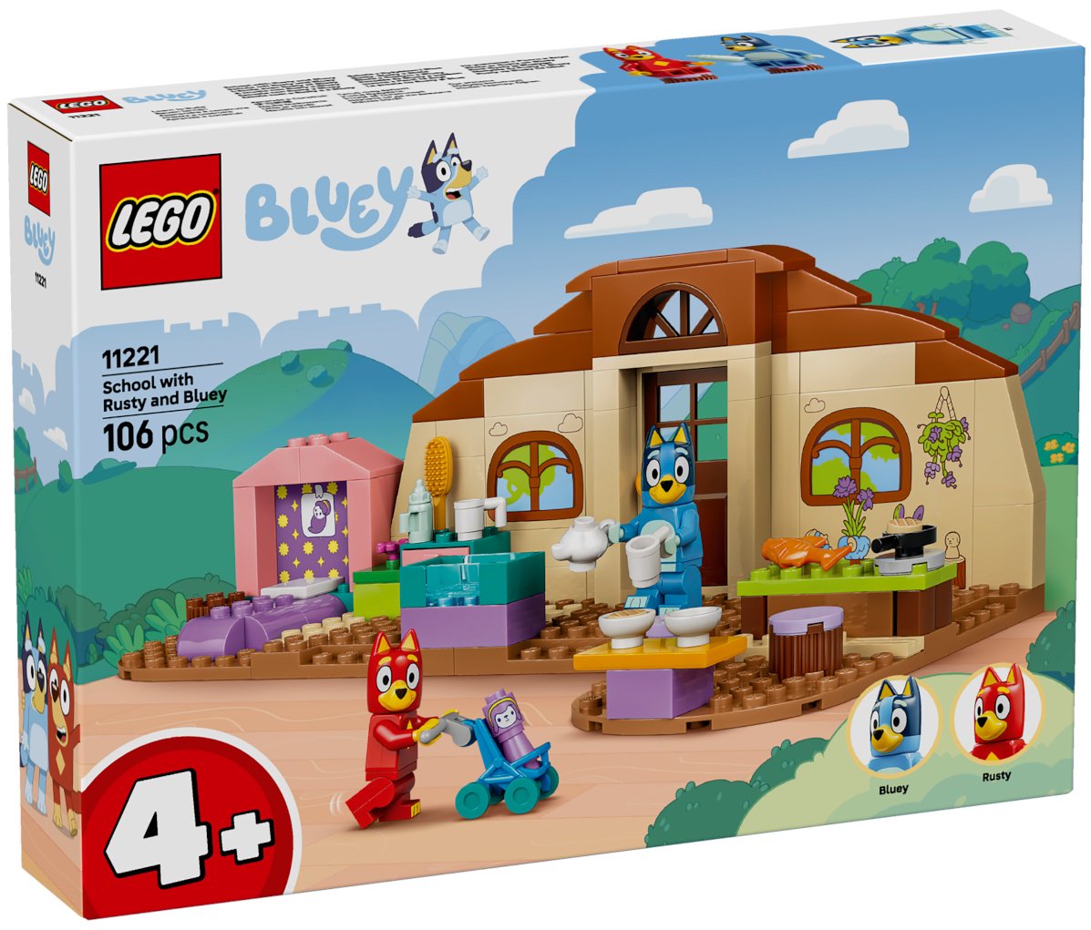 Конструктор LEGO Bluey 11221, деталей 106 шт