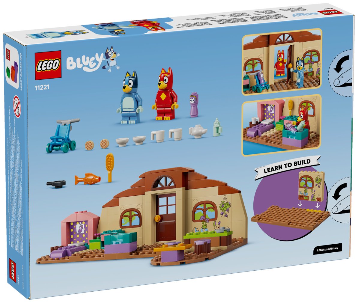 Конструктор LEGO Bluey 11221, деталей 106 шт