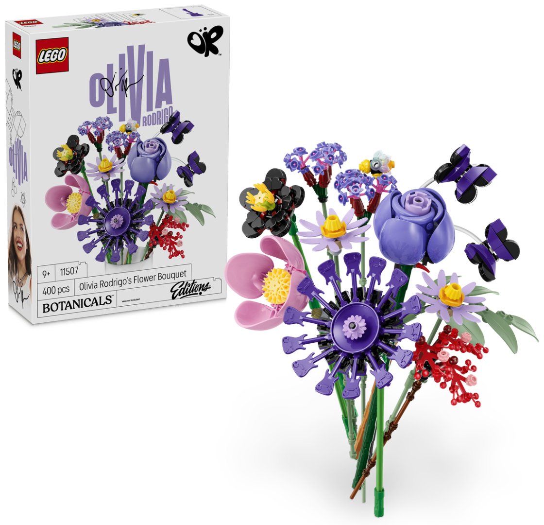 Конструктор LEGO Botanicals Цветочный букет Оливии Родриго 11507, деталей 400 шт