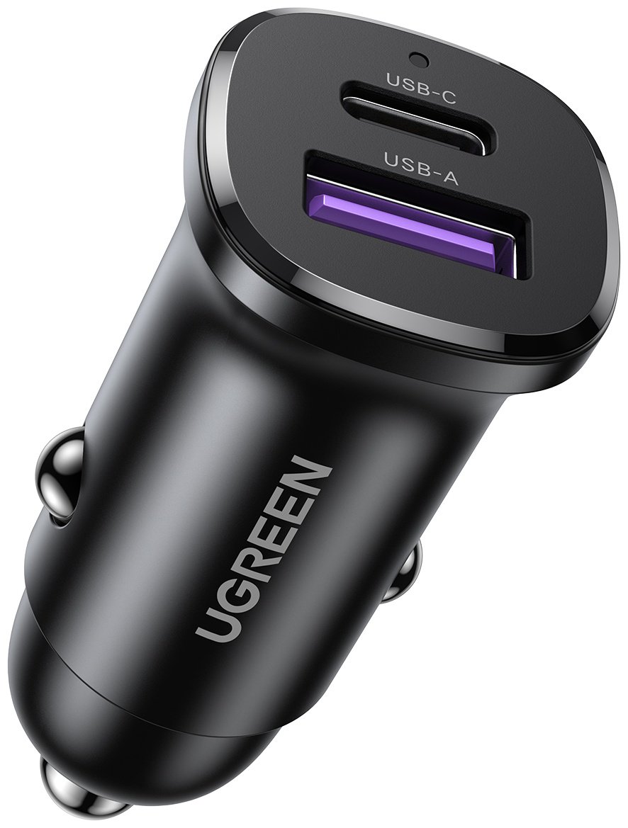 Зарядное устройство Ugreen EC305 (25845) USB Type-C, USB 30 Вт серый купить,NaN