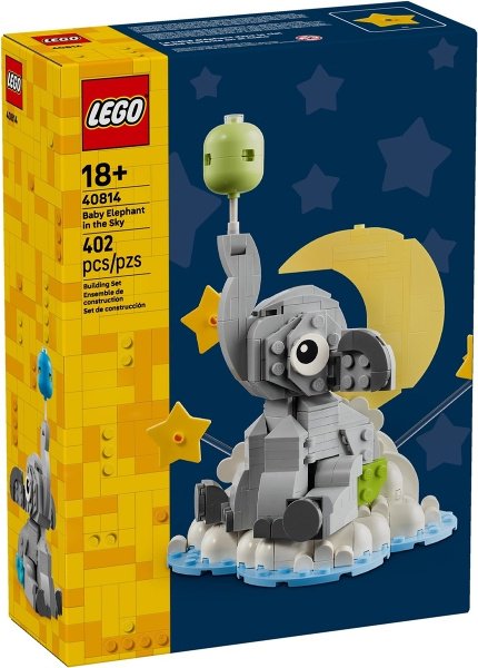 Конструктор LEGO Слоненок в небе 40814, деталей 402 шт