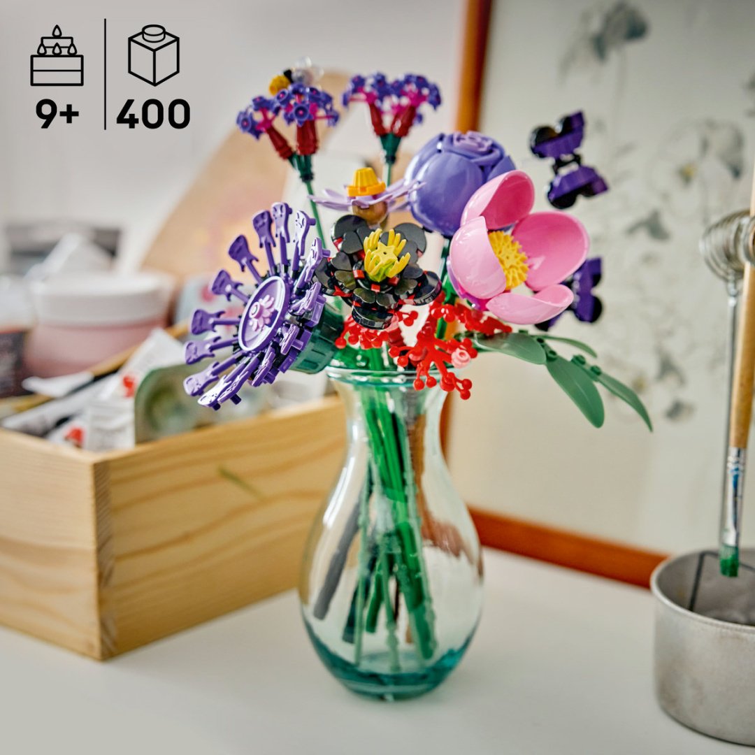 Конструктор LEGO Botanicals Цветочный букет Оливии Родриго 11507, деталей 400 шт купить,36145