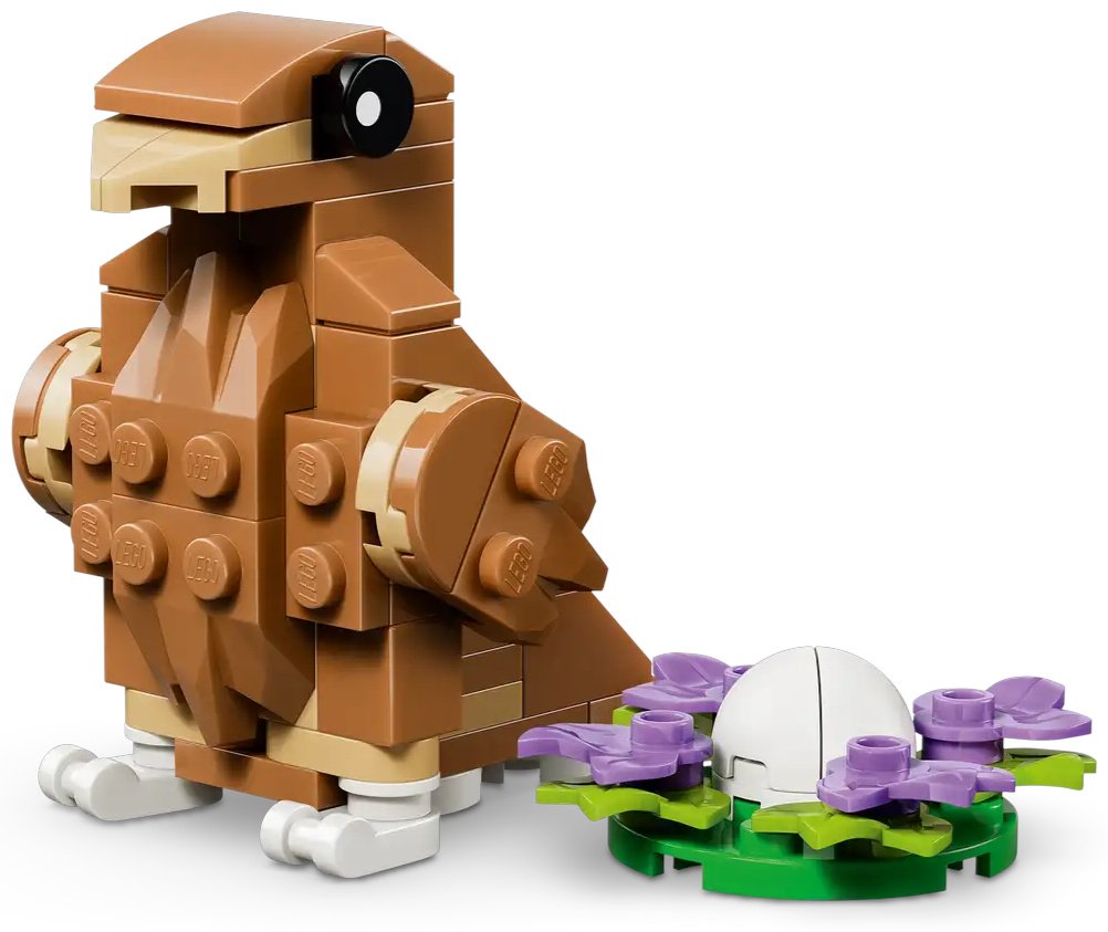Конструктор LEGO Милый хомяк с цветком 31376, деталей 166 шт