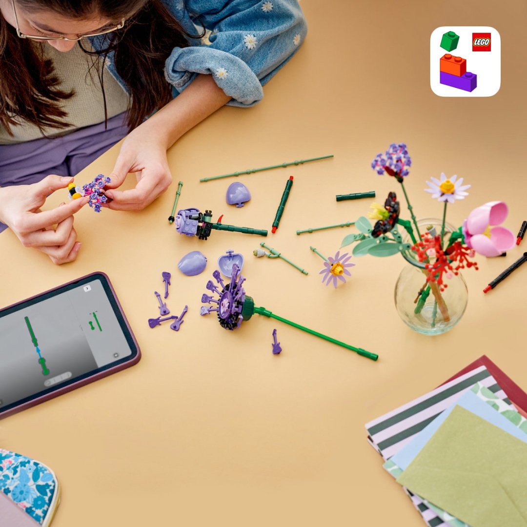 Конструктор LEGO Botanicals Цветочный букет Оливии Родриго 11507, деталей 400 шт купить,36145